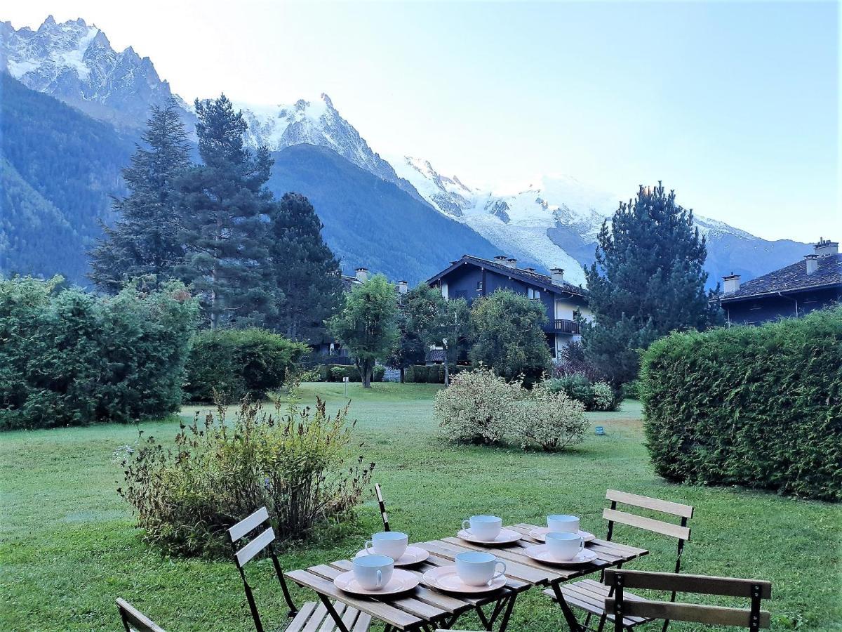 Chamonix Appartement Vue Mont Blanc Avec Jardin Екстериор снимка