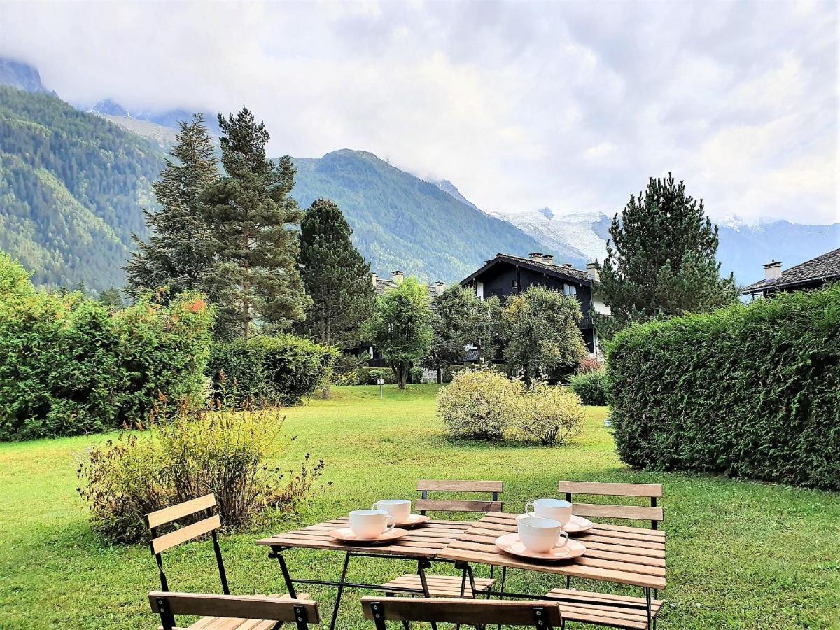 Chamonix Appartement Vue Mont Blanc Avec Jardin Екстериор снимка